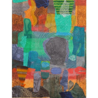 'View of Crete' by Douglas McClellan, 1988; Abstract Monotype, California Artist, Sfmoma, Lacma and Metropolitan Museum For Sale