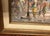 This mid-century impressionist oil painting captures a Parisian cityscape, featuring the Arc de Triomphe in the...