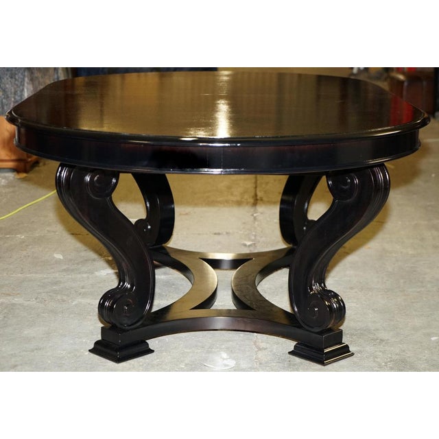 Black Bel Air Extending Dining Table from Ralph Lauren For Sale - Image 8 of 17