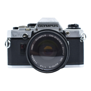 1970's Olympus Om-10 35mm SLR Camera With Zuiko 50mm Lens - Japan
