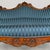 Blue Italian Louis XVI Style Wood and Blue Striped Fabric Sofa, 1930s For Sale - Image 8 of 11