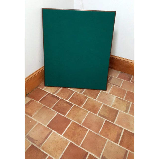 Mid-Century Modern Vintage Mid-Century Modern Wood Lightweight Foldable Poker/Game Table For Sale - Image 3 of 13