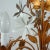 Mid-Century 5-Light Gilt Leaf & White Blossom Chandelier by Hans Kögl, 1970s For Sale - Image 14 of 18