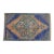1970s Hand Knotted Small Oushak Rug Mini Rug Mat - 1'9" X 2'11" For Sale
