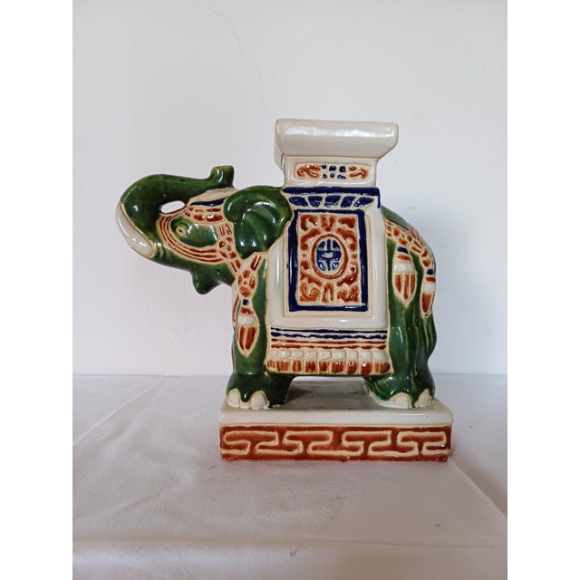 Vintage Garden Plant Stand in Ceramic, 1960, Set of 3 For Sale - Image 6 of 8