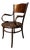 Antique Bentwood Armchair by Fischel, 1890s For Sale