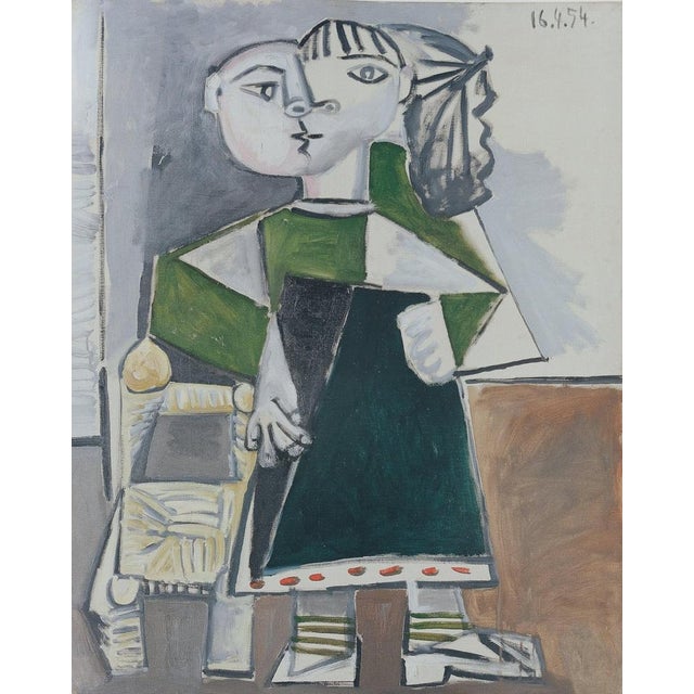 Pablo Picasso (1881-1973) Standing Paloma Original color poster after the 1954 work On poster paper, 69 × 100 cm (approx....