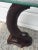 1960s Vintage Palm Beach Style Sculptural Fish Base Glass Console Table For Sale - Image 5 of 12