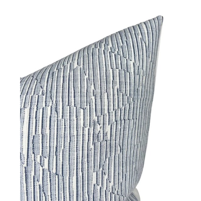 Cadence Denim Blue Pillow Cover ⭐️ Ships Within 2 Days Cadence Performance Fabric on Both Sides All pillow covers are sewn...