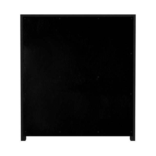 Lark 25 in. W Wood 3 Drawer Nightstand, Washed Black For Sale In Chicago - Image 6 of 8