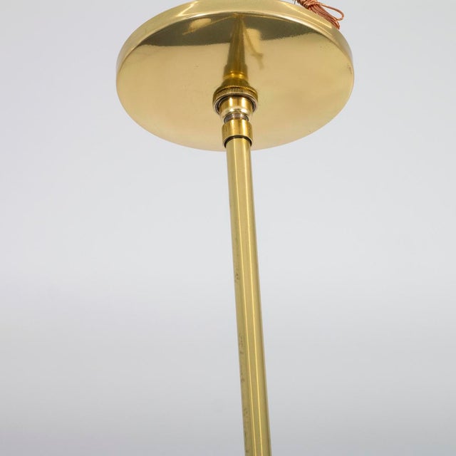 1970s Stilnovo style chandelier with conical shades For Sale - Image 5 of 13