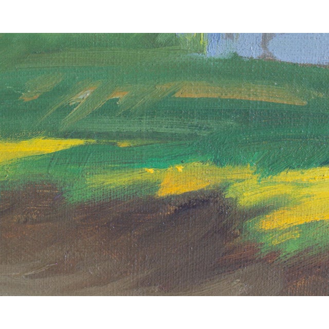 1930s Oil on Canvas Landscape Painting by Edward Sherlock For Sale In Indianapolis - Image 6 of 9
