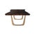 Safari" Dining Table With Bronze and Live Edge Top, Handmade For Sale - Image 4 of 8