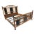 Baker Furniture Rattan King Size Bed, Coastal British Colonial Style For Sale