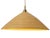 Modern Spun Pendant, Large Natural Bamboo For Sale - Image 3 of 5