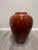 Burnt Orange Vintage Postmodern 1980s Burnt Orange Ceramic Urn Sand Jar Shaped 16 Inch Floor Vase Art Deco For Sale - Image 8 of 8