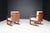 Gold Set of Art Deco Armchairs in Oak Bentwood and New Upholstery, Austria, 1930s For Sale - Image 8 of 16