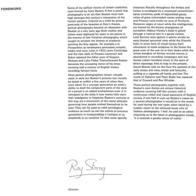 Traditional "Beaton Portraits" 1968 National Portrait Gallery W/ Signed Cb Card For Sale - Image 3 of 17