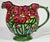 Fitz and Floyd Style Poinsettia Pitcher For Sale - Image 13 of 14