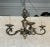 French Bronze Six Armed Chandelier For Sale - Image 9 of 12