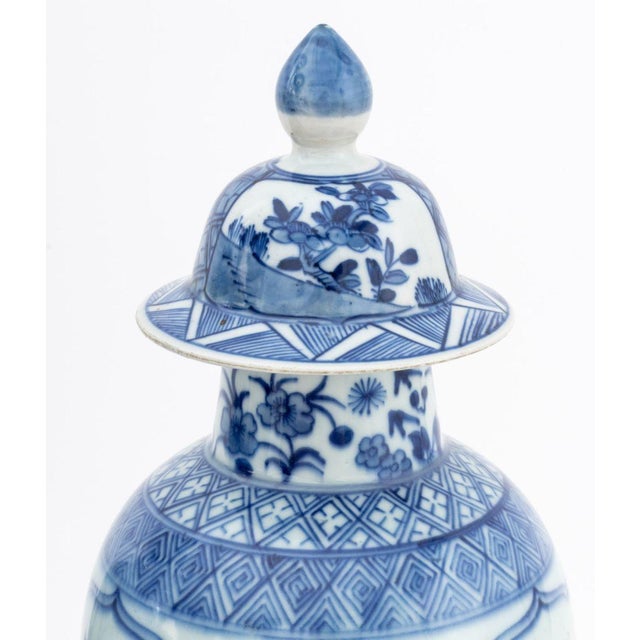 Chinese Chinese Porcelain Covered Meiping Vases, Pair For Sale - Image 3 of 7