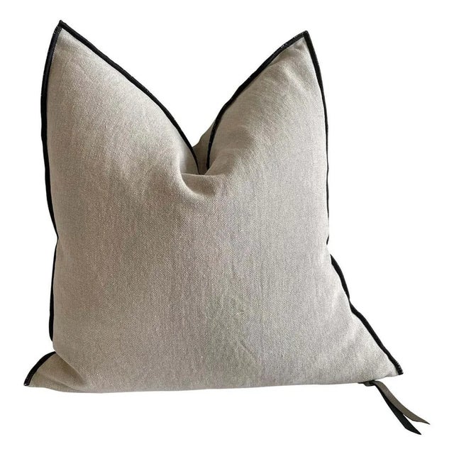Natural French Linen Pillow For Sale In Los Angeles - Image 6 of 6