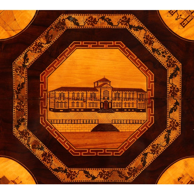 Mid 19th Century Side Table with Tunbridge Marquetry, 1850 For Sale - Image 4 of 18