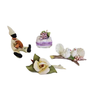 Ceramics from Capodimonte, 1970s, Set of 4