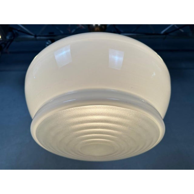 Art Deco Hanging Lamp - Opaline For Sale - Image 4 of 14