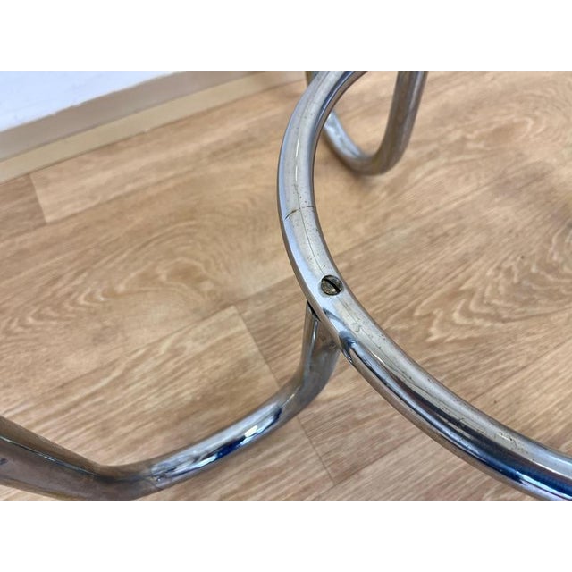 Bauhaus Chrome and Glass Table,1930s For Sale - Image 4 of 10