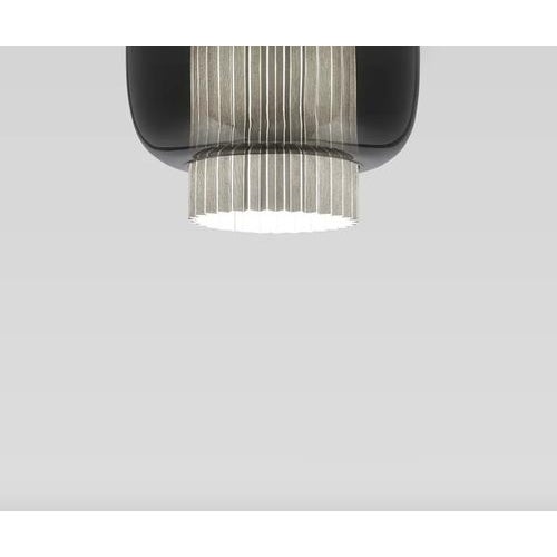 Not Yet Made - Made To Order Graphite Matte-Grey Manila C Pe Celling Lamp in Steel, Glass and Fabric by Sebastian Herkner for Parachilna For Sale - Image 5 of 12