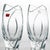 Asymmetrical Edge Vases in Clear Crystal Glass from Baccarat, France, 1988, Set of 2 For Sale - Image 6 of 8