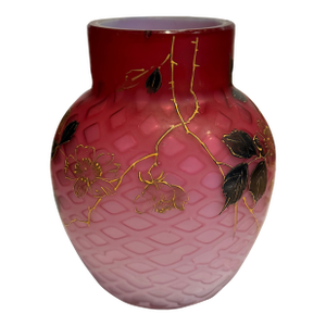 Early 20th Century Antique Decorative Glass Vase