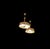 Pendant Lights attributed to Paavo Tynell with Hand-Painted Glass Diffusers attributed to Kyllikki Salmenhaara for Taito Oy, Finland, 1940s, Set of 2 For Sale - Image 6 of 18