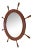 Vintage 1950 Nautical Ships Wheel Frame Wall Mirror For Sale