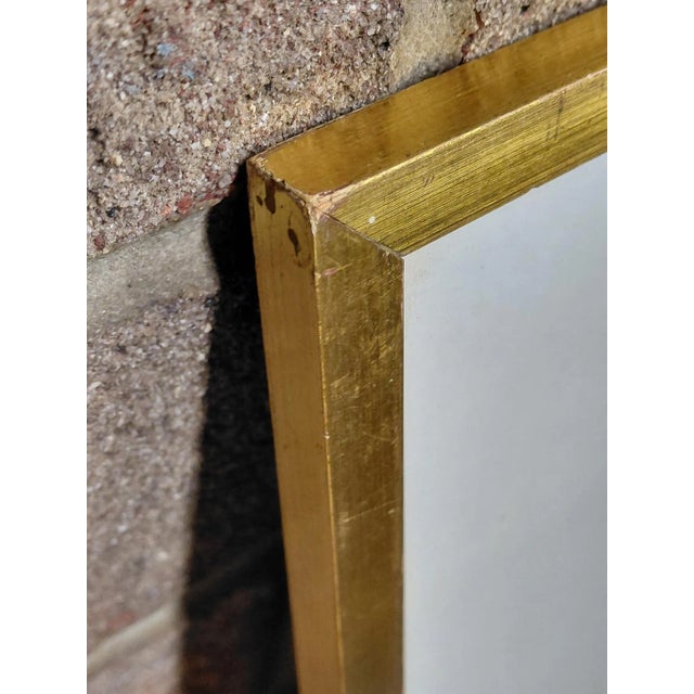 Framed Signed J. Akston "Untitled, 1967" Monochrome Acrylic on Paper Painting For Sale - Image 9 of 11