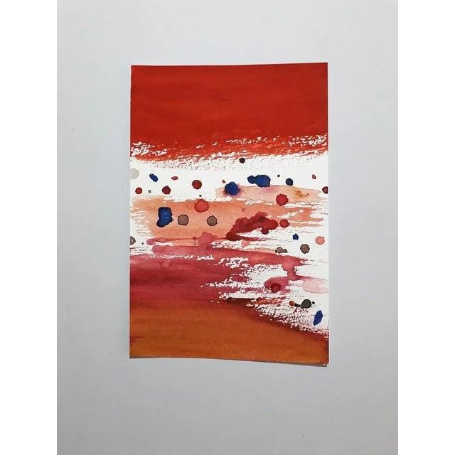 Excitement, Original Watercolor Drawing by Antonietta Valente, 2020 For Sale - Image 3 of 3