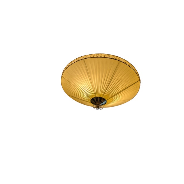 1950s Large Vintage Flush Mount in style of Paavo Tynell, 1950s For Sale - Image 5 of 18