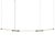 Ypsilon C-Shaped Glass Suspension Lamp by Lorenza Bozzoli For Sale - Image 4 of 5