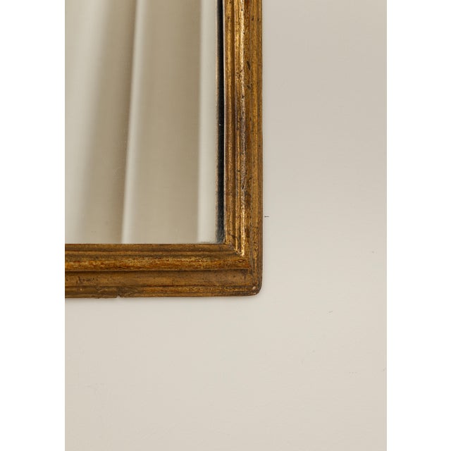 Borghese Mid 20th Century Small Borghese Gilt Wood Mirror For Sale - Image 4 of 5