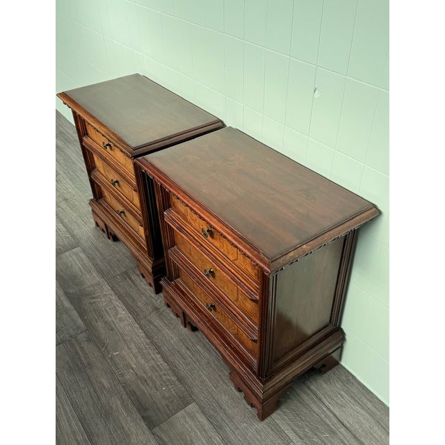 1940s Vintage Italian Nightstands, 1940s, Set of 2 For Sale - Image 5 of 16