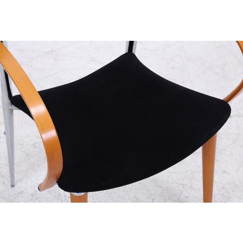 Brown Vintage Spanish Chairs by Paco Capdell, 1980s Chair, Set of 3 For Sale - Image 8 of 18