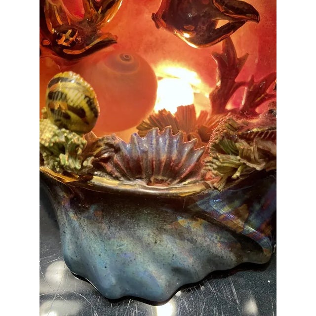 Beautiful lamp, in perfect condition, cataloged and sealed base. This piece has an attribution mark, I am sure that it is...