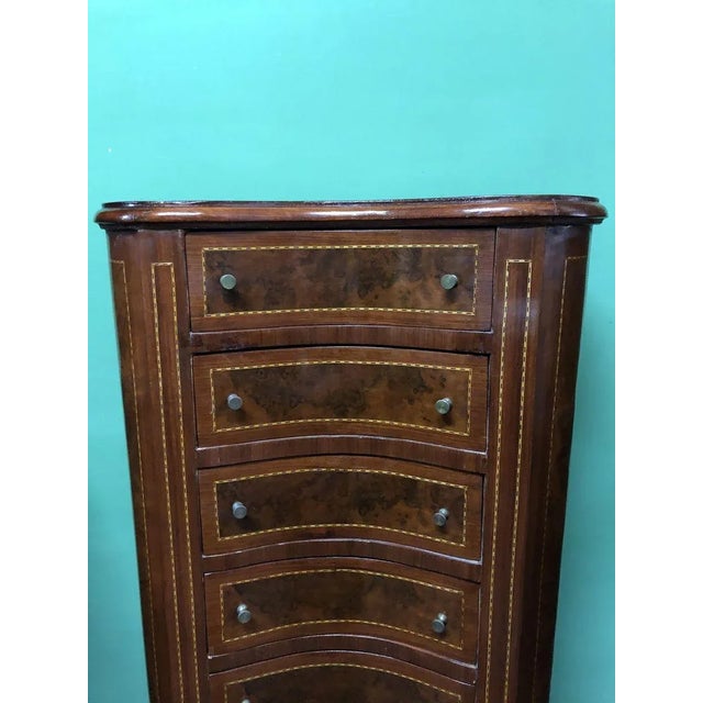 Brown French Chest of Drawers, 1950s For Sale - Image 8 of 11