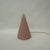 Glass French Teepee Table Lamp in Matte Pink Glass from SCE, 1970s For Sale - Image 7 of 14