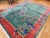 Vintage Chinese Art Deco Hand-Knotted Wool Rug, Floral Design, 1920s, 9' x 12' For Sale In Chicago - Image 6 of 15