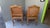 This is a gorgeous pair of vintage French armchairs. They feature beautiful carving and all cane seat and back. The color...