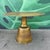 Brass Finish Industrial Modern Round Dining Table For Sale - Image 11 of 11