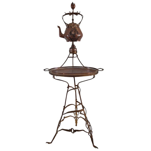 Black Art Nouveau Tea or Coffee Set with Stand from Carl Deffner, 1890s, Set of 4 For Sale - Image 8 of 8