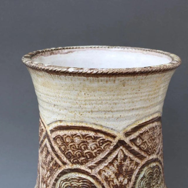 Mid-Century Ceramic Vase by Marcel Giraud, 1960s For Sale - Image 9 of 12